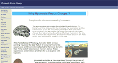 Desktop Screenshot of hypnosisfocusgroups.com